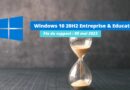 Windows 10 20H2 Entreprise et Education - Fin du support