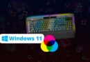 Windows 11 - Gestion périphériques RGB