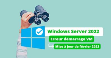 Windows Server 2022 - Erreur démarrage VM - Patch VMware ESXi