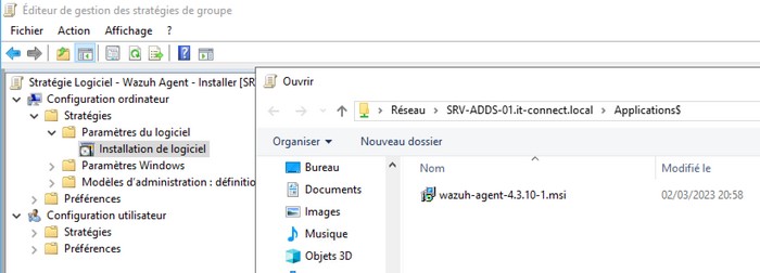 Déployer un MSI avec un MST - Etape 1