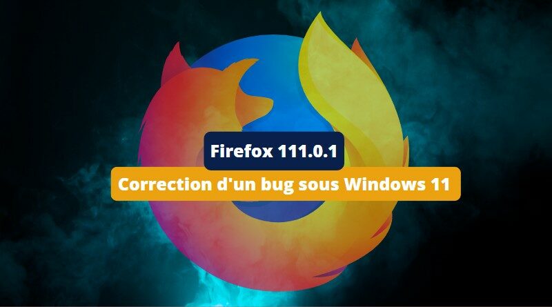 Firefox plante sur Windows 11 - Mars 2023