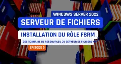 Installer FSRM Windows Server 2022