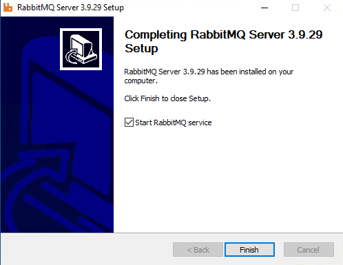 Installer RabbitMQ sur Windows Server - Etape 2