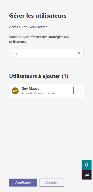 Microsoft 365 - Activer le nouveau Teams - Etape 3