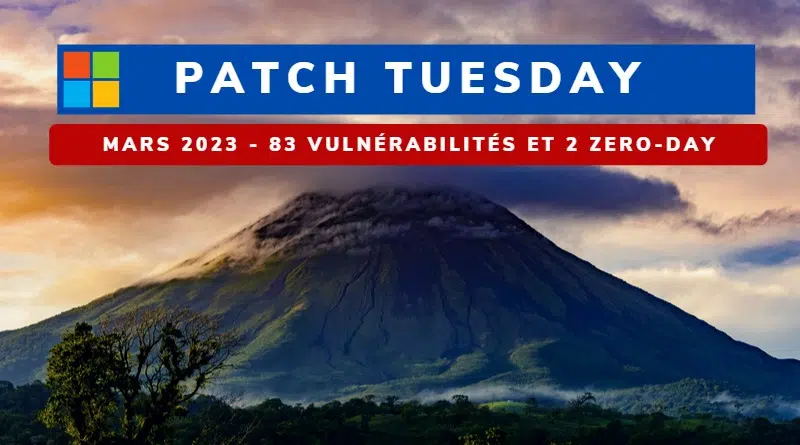 Microsoft Patch Tuesday Mars 2023