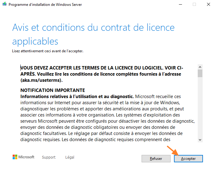 Mise à niveau Windows Server 2019 vers Windows Server 2022 - Etape 6