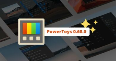 Nouveautés PowerToys 0.68.0