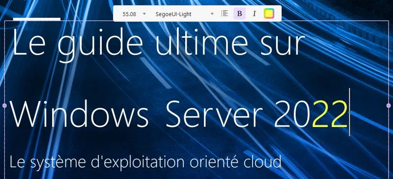 UPDF - Editer du texte - Exemple