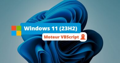 Windows 11 23H2 - Désinstaller moteur VBScript