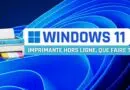 Windows 11 - Imprimante hors ligne que faire