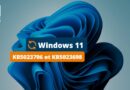 Windows 11 - KB5023706 et KB5023698