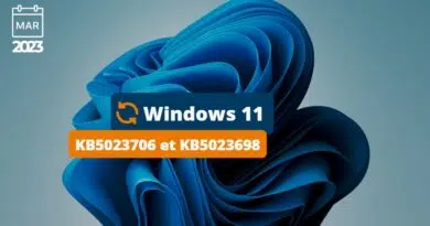 Windows 11 - KB5023706 et KB5023698