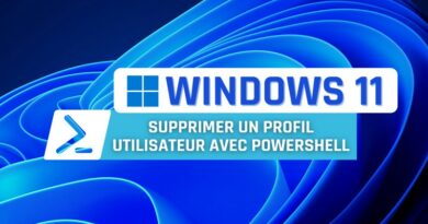 Windows 11 - Supprimer un profil utilisateur avec PowerShell