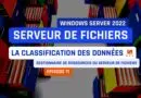 Windows Server FSRM - Classification des données