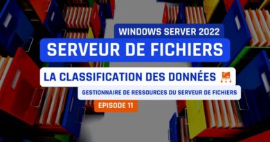 Windows Server FSRM - Classification des données