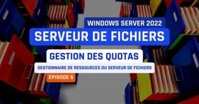 Windows Server - FSRM - Configurer des quotas
