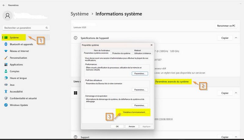Wireshark - Variable environnement Windows