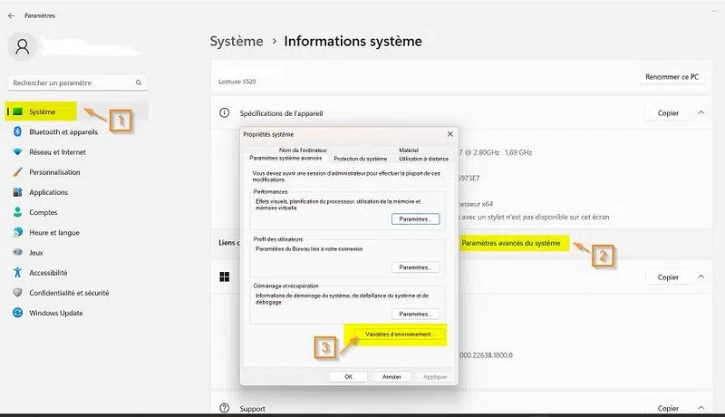 Wireshark - Variable environnement Windows