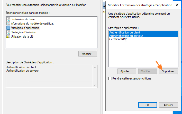 ADCS - Modèle certificat RDP - 6