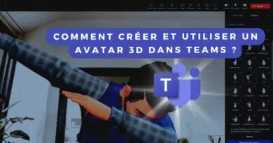 Créer et utiliser un avatar 3D dans Teams