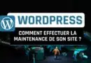 Faire maintenance WordPress