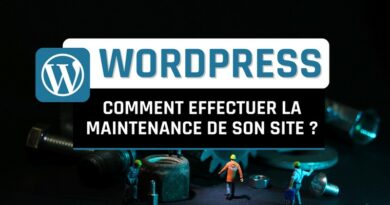 Faire maintenance WordPress