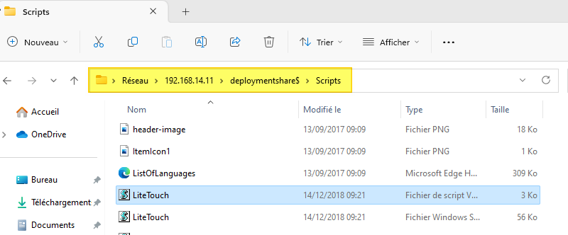 MDT - Capturer image Windows 11 22H2 - 1