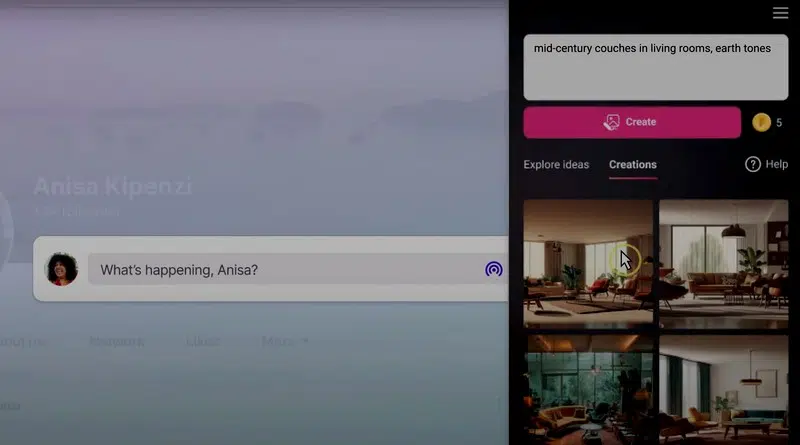 Microsoft Edge - Bing Image Creator