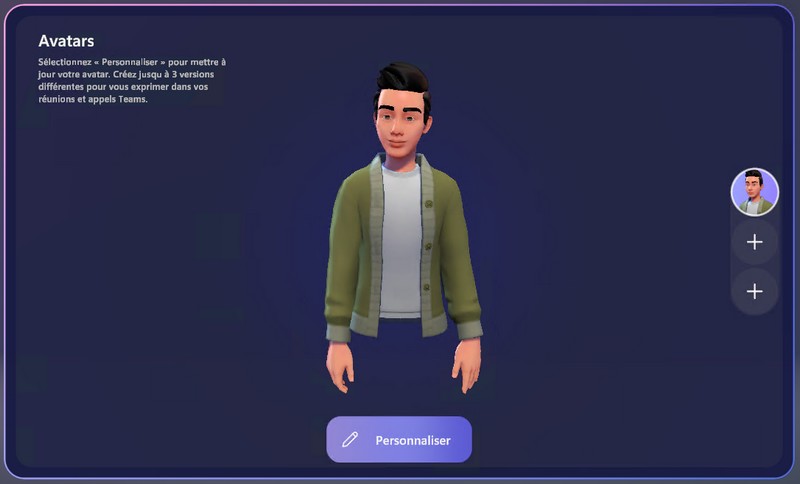 Microsoft Teams - Avatars - Prise en main