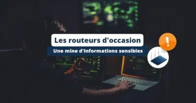 Routeur d'occasion - Mine d'informations sensibles