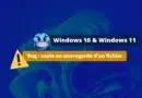 Bug Windows 10 11 copie sauvegarde fichiers 2023