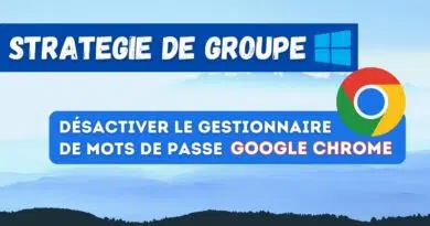 Désactiver le gestionnaire de mots de passe Google Chrome