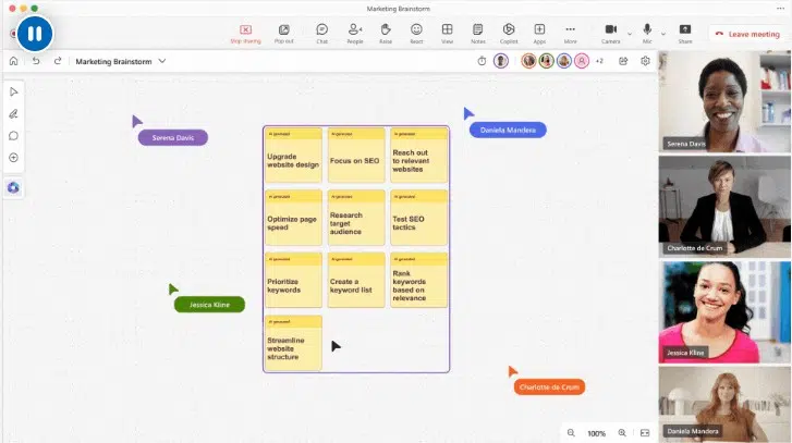 Microsoft Copilot in Whiteboard