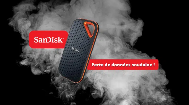 SSD SanDisk - Perte de données 2023