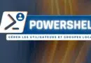 Tuto PowerShell gérer utilisateurs groupes locaux Windows