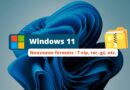 Windows 11 support 7-zip rar gz