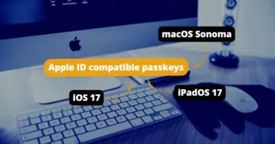 Apple ID compatible passkeys iOS iPadOS macOS
