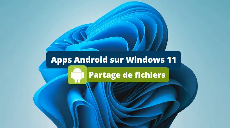 Apps Android sur Windows 11 - Partage de fichiers