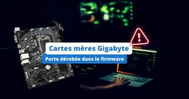 Cartes mères Gigabyte - Porte dérobée firmware