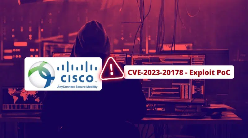 Cisco AnyConnect - CVE-2023-20178 - Exploit PoC