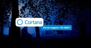 Fin du support de Cortana fin 2023