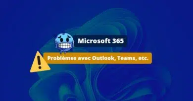 Microsoft 365 - Problèmes avec Outlook et Teams - Juin 2023
