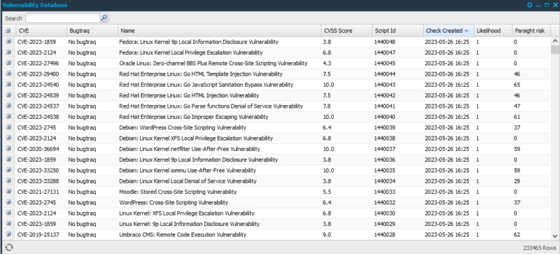Outpost24 HIAB - Base de vulnérabilités
