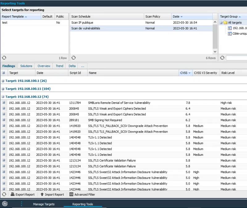 Outpost24 HIAB - Vulnérabilités découvertes