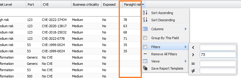 Outpost24 Outscan NX - Farsight risk