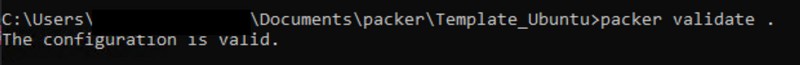 Packer Validate - Exemple