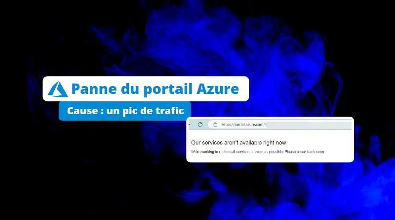 Panne du portail Azure 9 juin 2023 pic de trafic