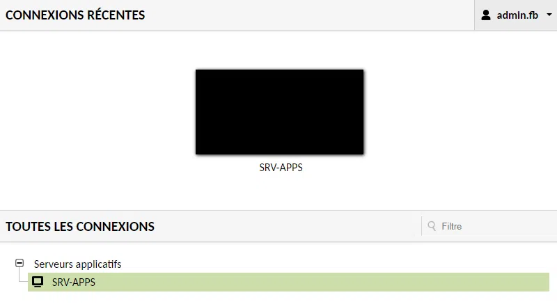 Se connecter en RDP avec Apache Guacamole