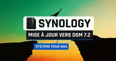 Synology mise à jour DSM 7.2