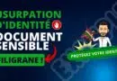 Usurpation identité - Filigrane documents